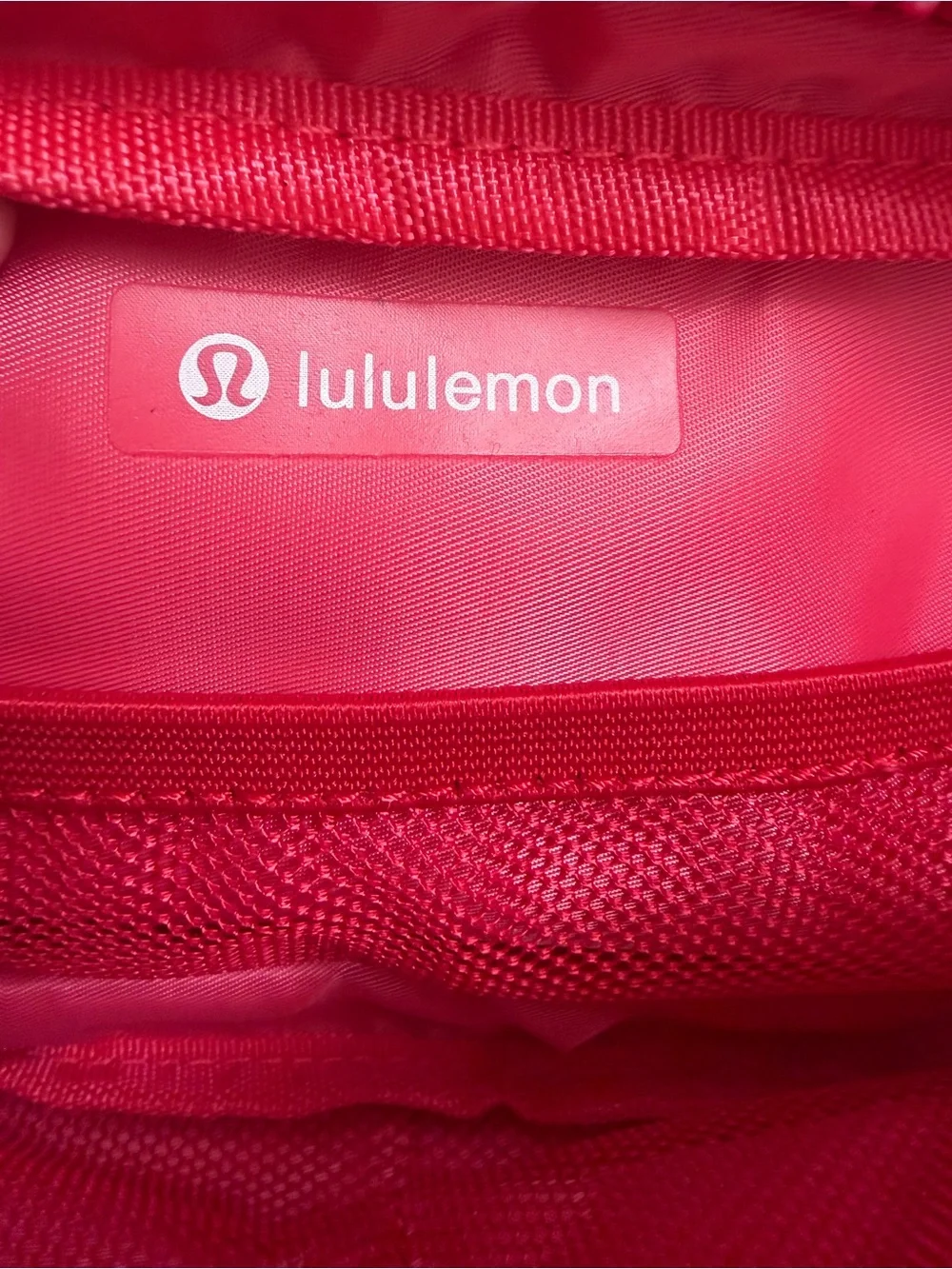 lululemon athletica Red and Olive Belt Bags